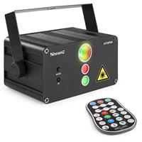 BeamZ Athena accu disco laser met 2 gobo lasers en multicolor LED