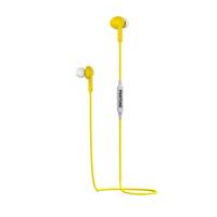 Celly PANTONE Stereo Bluetooth Kabelgebundener Ohrhörer gelb   Bluetooth 5.0-Technologie    bis zu 3 Stunden Musik   10 Meter Reichweite