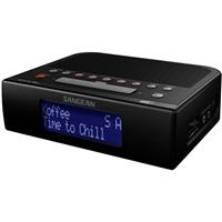 Sangean DCR-89+ Wekkerradio DAB+, VHF (FM) AUX, USB Accu laadfunctie, Wekfunctie Zwart