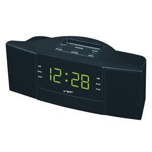 Huismerk Clock Controlled Radio LED Clock AM / FM Digital Gift (Geel)