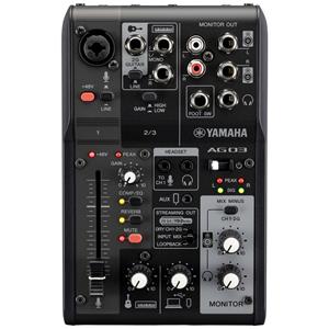 Yamaha AG03MK2B Live Streaming Mixer