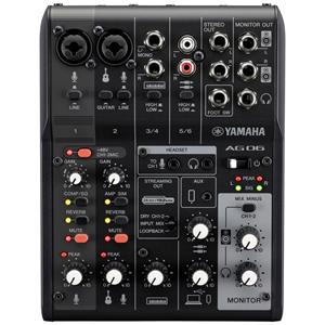 Yamaha AG06MK2B Live Streaming Mixer