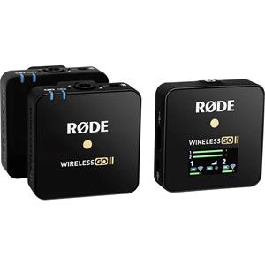 RODE Microphones Wireless GO II Dasspeld Spraakmicrofoon Zendmethode:USB Incl. tas, Incl. windkap, Incl. kabel