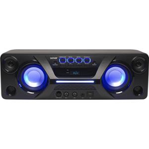 Denver Btb-410 - Draagbare Bluetooth Speaker Met Discolichten - Zwart