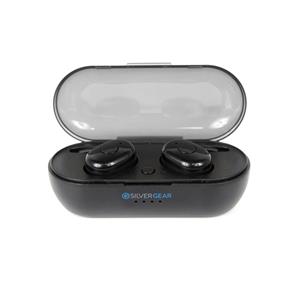 Silvergear Draadloze In Ear Sport Oordopjes Zwart - Bluetooth et Oplaadbare Opbergcase
