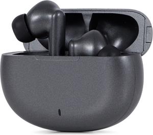 Brainz draadloze in-ear oordopjes - Noice cancelling - Bluetooth headset - Antraciet Metallic
