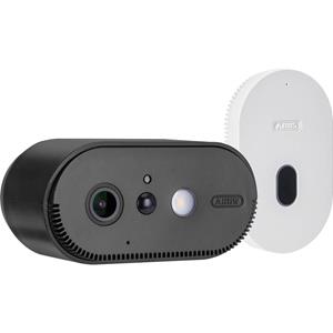 ABUS Akku Cam PPIC90000B IP-Bewakingscameraset WiFi 2-kanaals Met 1 camera 1920 x 1080 Pixel