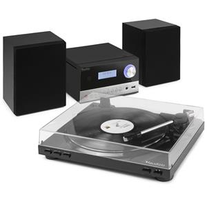 Audizio Arles DAB stereo set met platenspeler, CD, Bluetooth, mp3 en