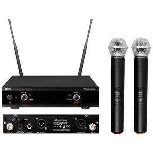 Omnitronic UHF-E2 (823.6 / 826.1 MHz) 2-Channel Wireless Microphone System