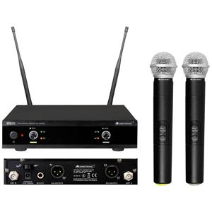 Omnitronic UHF-E2 (828.6 / 831.1 MHz) 2-Channel Wireless Microphone System