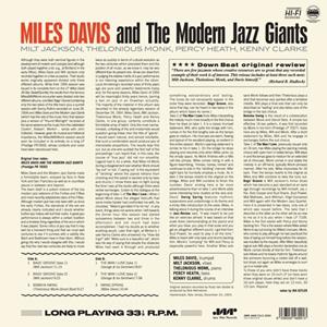 In-akustik GmbH & Co. KG / Jazz Wax Records Miles Davis And The Modern Jazz Giants (180g Lp)