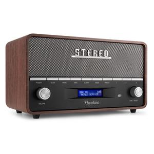 Audizio Corno retro DAB+ radio met Bluetooth - Stereo draagbare radio