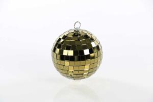 7even Spiegelkugel 10cm gold // Discokugel - Mirrorball 10cm gold