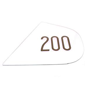 Fiftiesstore Wurlitzer 2000 zijruit met 200 opdruk (set)