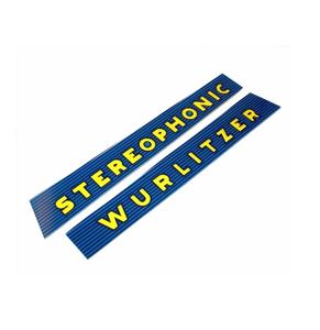 Fiftiesstore Wurlitzer Stereophonic Set Bovenglaasjes 2300 Series