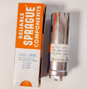 Fiftiesstore Sprague TVLU-2885 Electrolytische Condensator - NOS