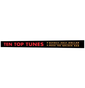 Fiftiesstore Wurlitzer 2700 Model 'Ten Top Tunes' Display Strook
