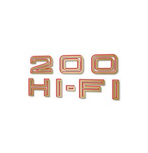Fiftiesstore Rock-Ola 1465 200 Hi-Fi Ruit Sticker