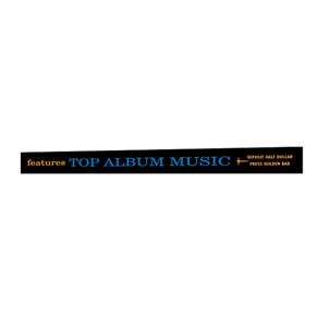 Fiftiesstore Wurlitzer 2800 Model 'Top Album Music' Display Strook - Blauw