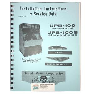 Fiftiesstore United Model UBP100 & UBP100S Jukebox Service Manual