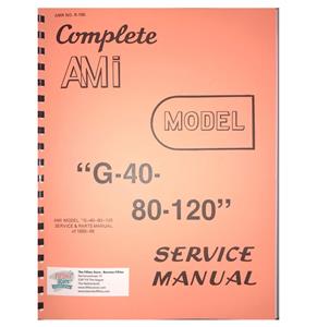 Fiftiesstore AMI G-40-80-120 Jukebox Service Manual & Parts Catalog