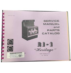 Fiftiesstore Rowe Ami R-1 Heritage - Service Manual And Parts Catalog