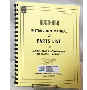 Fiftiesstore Instruction Manual & Parts List - Rock-Ola Jukebox Model 1448