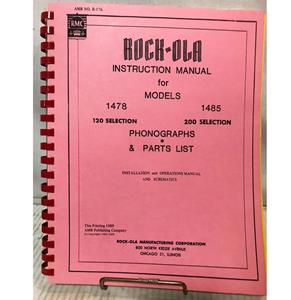 Fiftiesstore Instruction Manual - Rock-Ola Jukebox Model 1478 & 1485