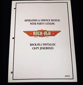 Fiftiesstore Rock-Ola Service Manual Nostalgic CD-PV Jukeboxen 6.20