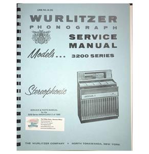 Fiftiesstore Wurlitzer 3200 Series Jukebox Services Manual