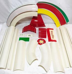 Fiftiesstore Wurlitzer 1015 Tri-Color 15-Delige Plastics Set