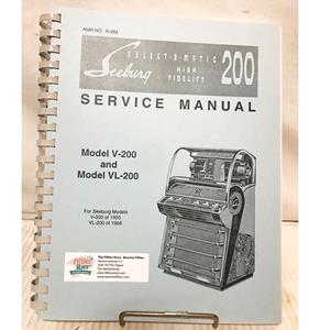 Fiftiesstore Service Manual - Seeburg Jukebox Model V-200 & VL-200