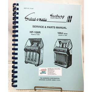 Fiftiesstore Service & Parts Manual Seeburg Jukebox Model HF-100R & 100J