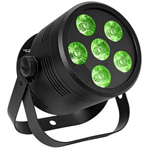 Eurolite Silent Par 6 QCL Floor PAR LED-schijnwerper Aantal LEDs: 8 8 W Zwart