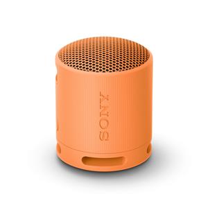 Sony SRSXB100D.CE7 Bluetooth Lautsprecher Freisprechfunktion, spritzwassergeschützt Orange