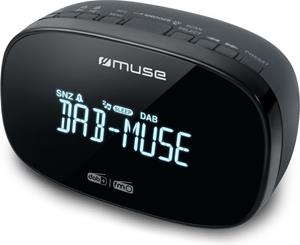 Muse Electronics Muse M-150CDB - Stijlvolle wekkerradio met groot LCD-display, DAB+