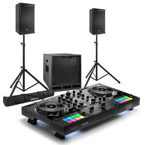 DJ Set Semi Pro met Power Dynamics speakerset 1200W +