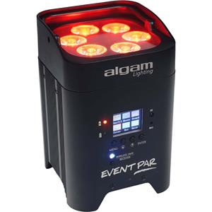 Algam Lighting Eventpar LED-par op accu 6x 12W RGBWAUV