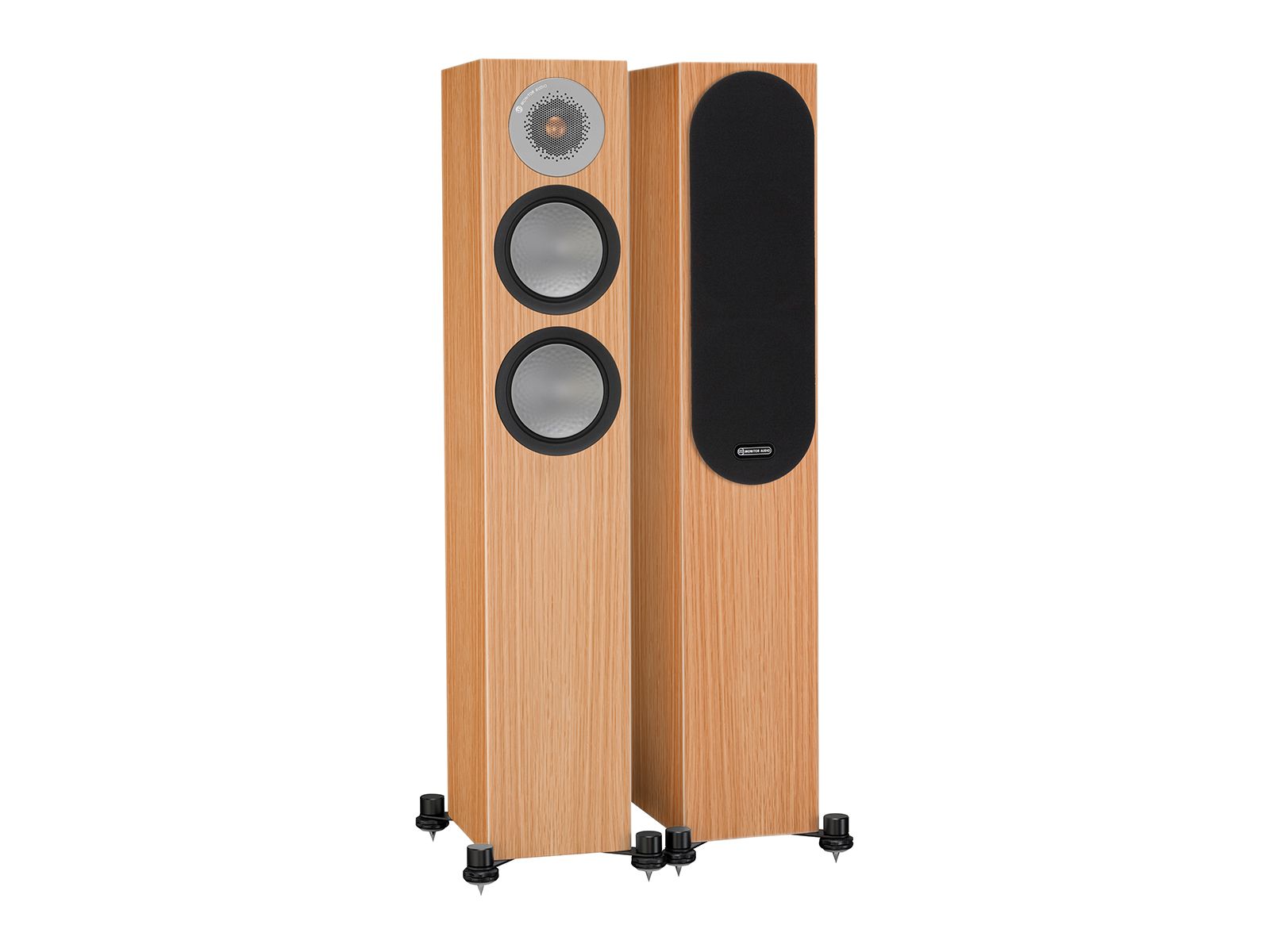 MonitorAudio Monitor Audio: Silver 200 Vloerstaande Speakers 2 stuks - Natural Oak