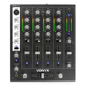Vonyx Retourdeal -  STM-7010 Mixer 4-Kanaals DJ Mixer met USB