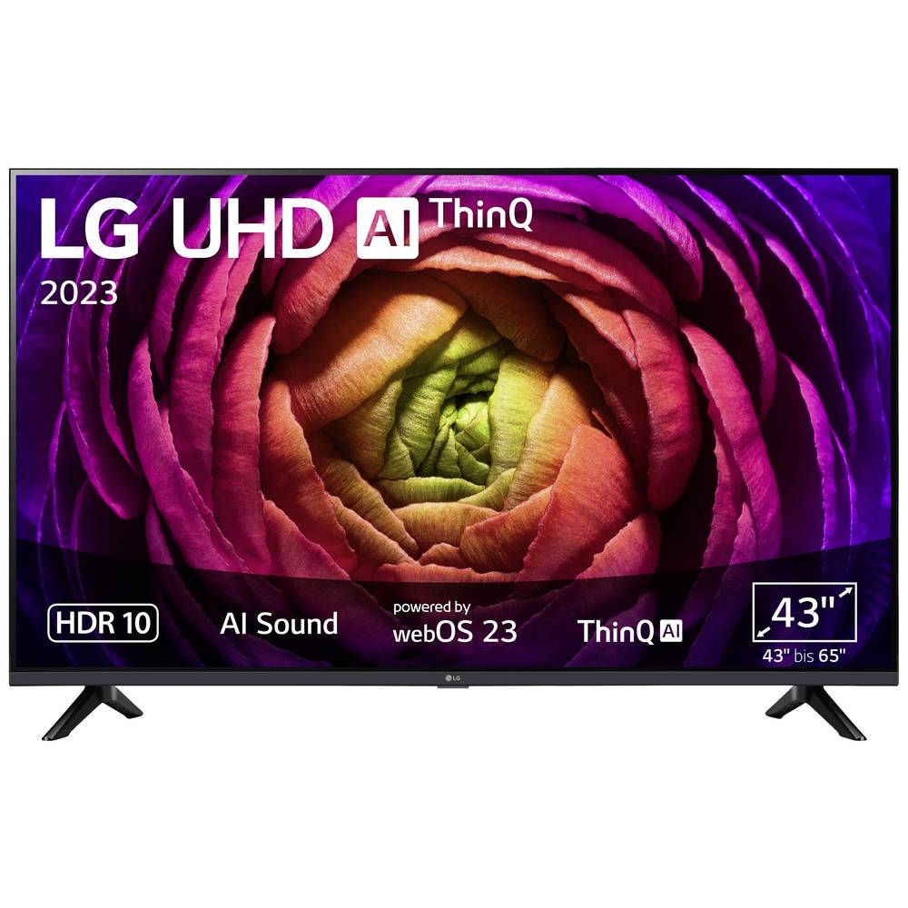 lgelectronics LG Electronics 4K Smart UHD TV 43UR73006LA LCD-TV 109.2cm 43 Zoll EEK G (A - G) UHD, Smart TV, WLAN,