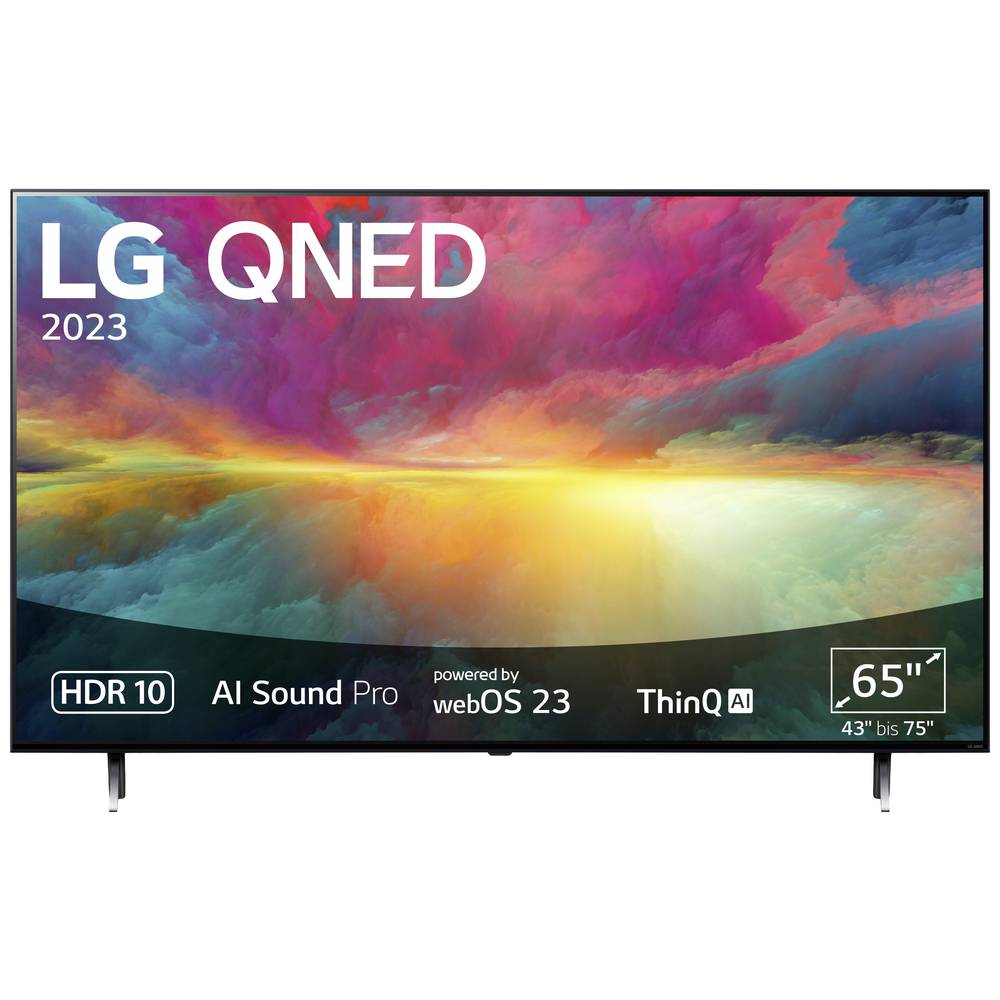 LG Electronics 65QNED756RA.AEUD QLED-TV 165 cm 65 inch Energielabel E (A - G) CI+*, DVB-C, DVB-S2, DVB-T2, Nano Cell, Smart TV, UHD, WiFi Zwart