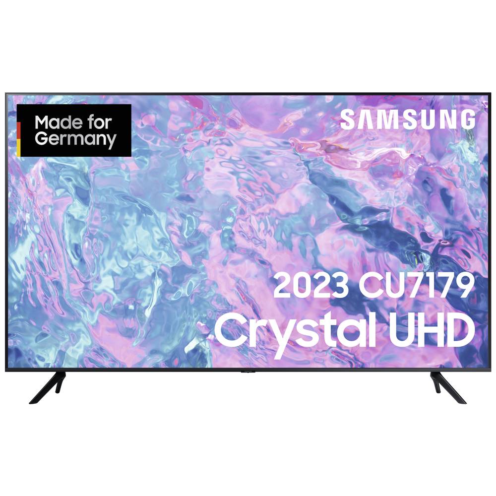 Samsung Crystal UHD 2023 CU7179 LED-TV 125 cm 50 inch Energielabel G (A - G) CI+*, DVB-C, DVB-S2, DVB-T2 HD, Smart TV, UHD, WiFi Zwart