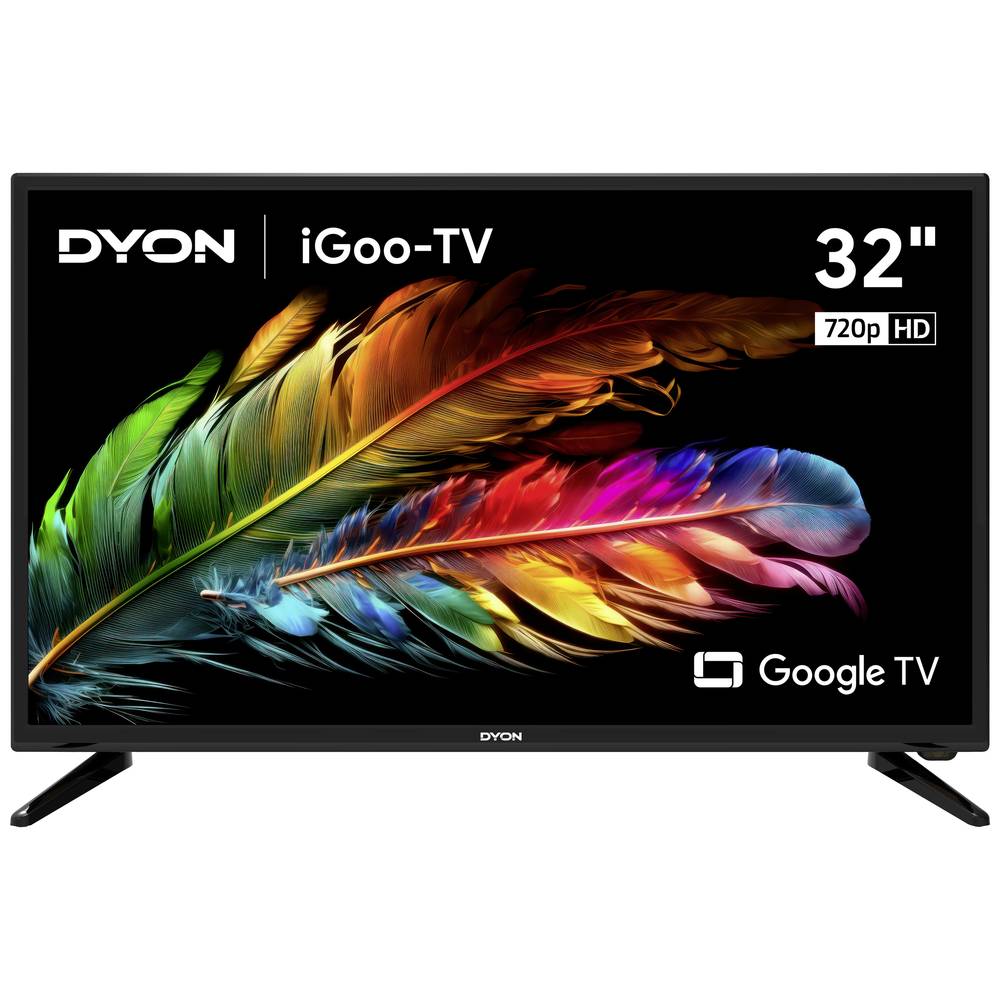 Dyon iGoo-TV 32H LED-TV 81.3cm 32 Zoll EEK E (A - G) CI+, DVB-C, DVB-S2, DVB-T2, HD ready, Smart TV,