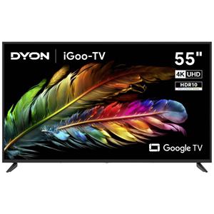 Dyon iGoo-TV 55U LED-TV 139 cm 55 inch Energielabel F (A - G) UHD, Smart TV, DVB-C, DVB-S2, DVB-T2, CI+*, WiFi Zwart
