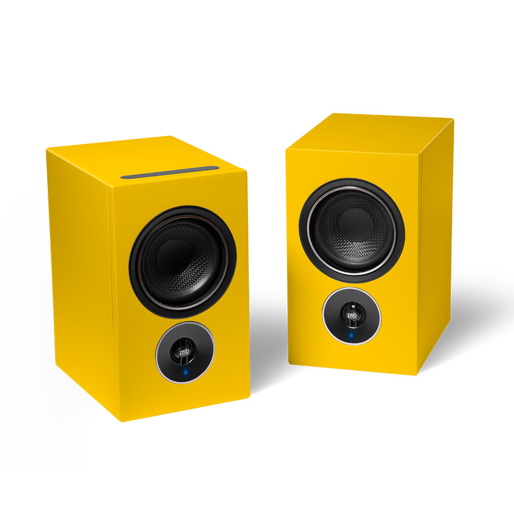 PSB Speakers Alpha IQ Wireless Stereo Speakers met BluOS - Geel