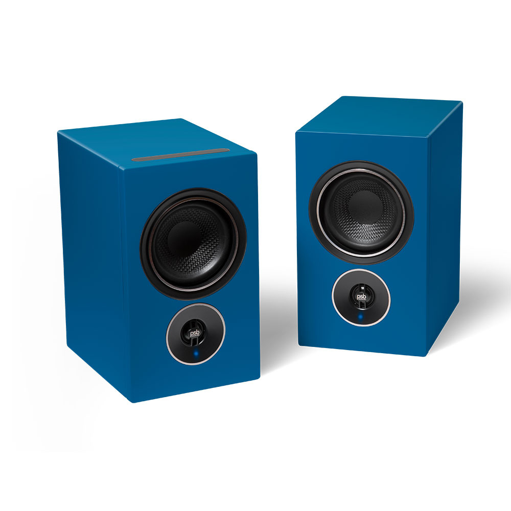 PSB Speakers Alpha IQ Wireless Stereo Speakers met BluOS - Blauw