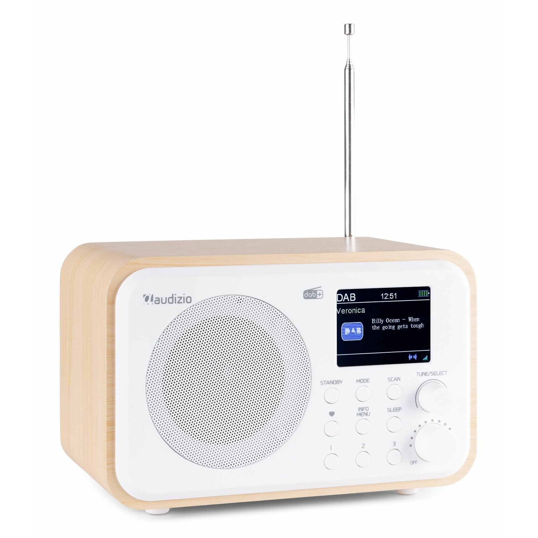 Audizio Retourdeal -  Milan draagbare DAB radio met Bluetooth, FM radio