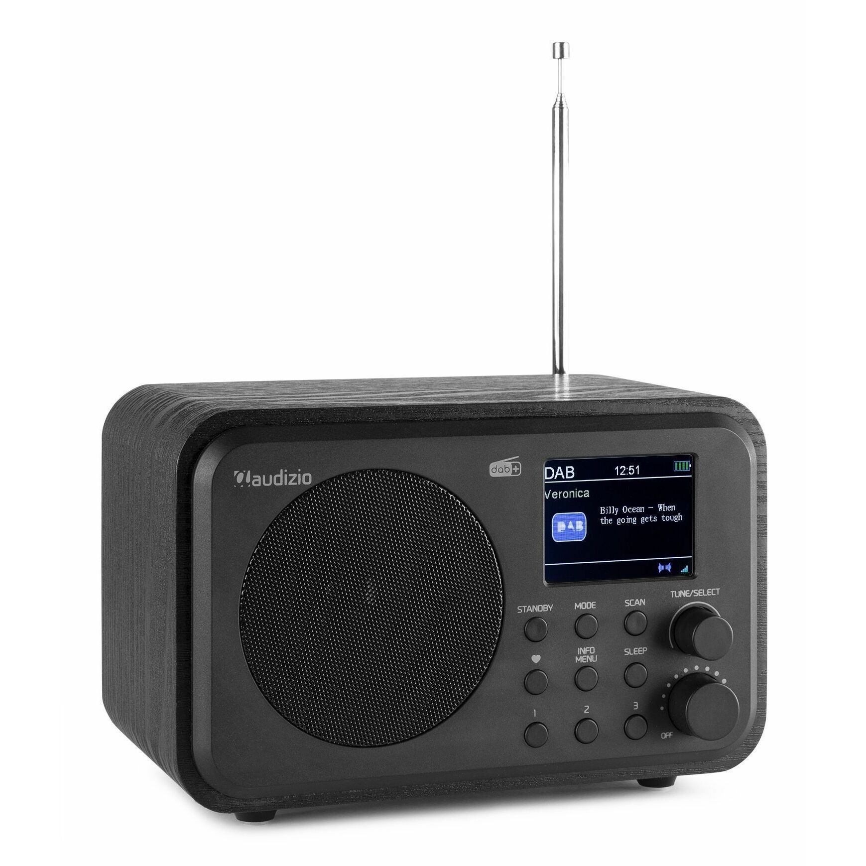 Audizio Retourdeal -  Milan draagbare DAB radio met Bluetooth, FM radio