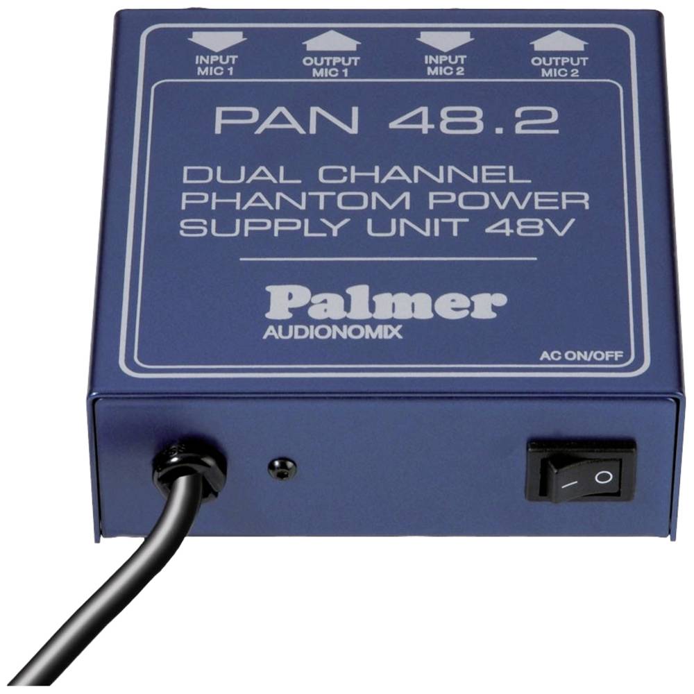 Palmer Musicals Instruments PAN 48 Phantom Power adapter